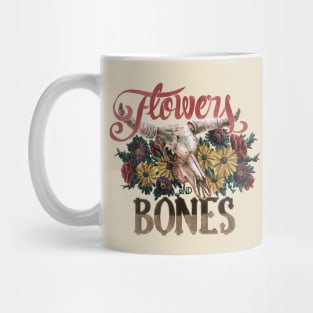 Flowers and Bones Mug